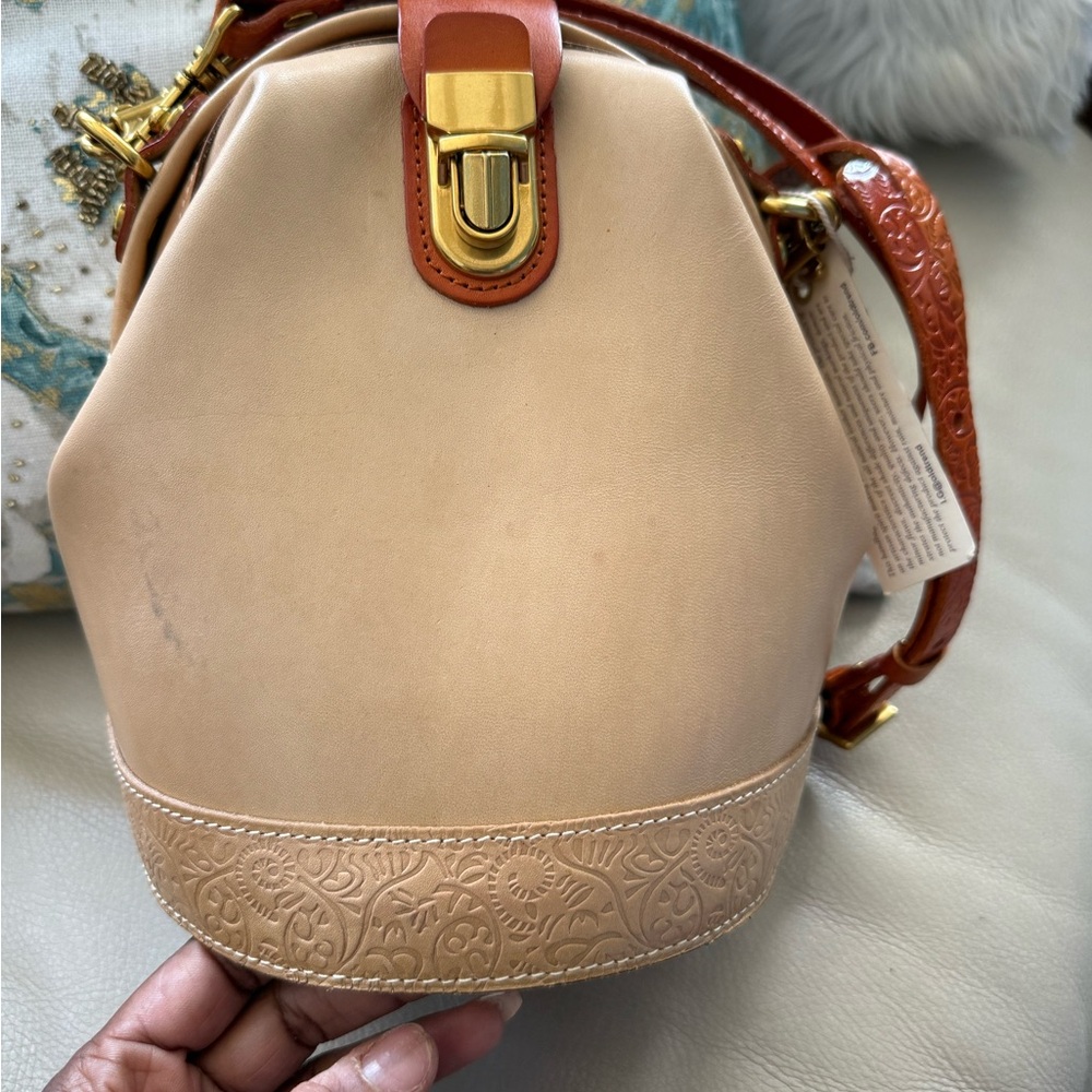 Old Trend Doctor Bucket Bag  with Gold Details